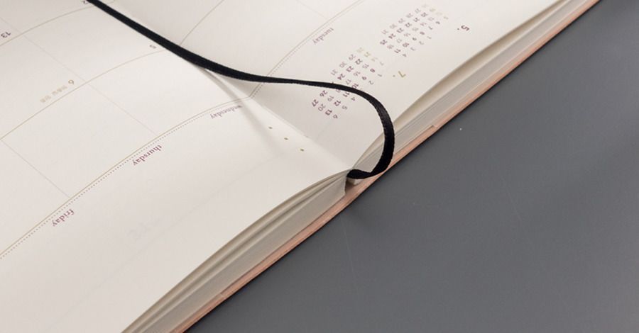 2019 Large Slim & Wide Weekly Planner