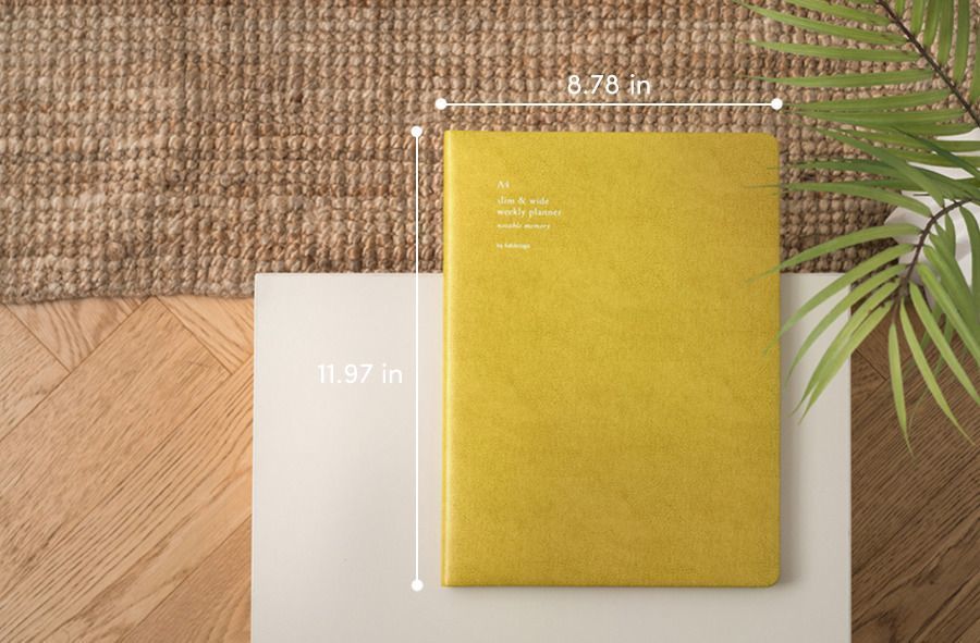 2019 Large Slim & Wide Weekly Planner