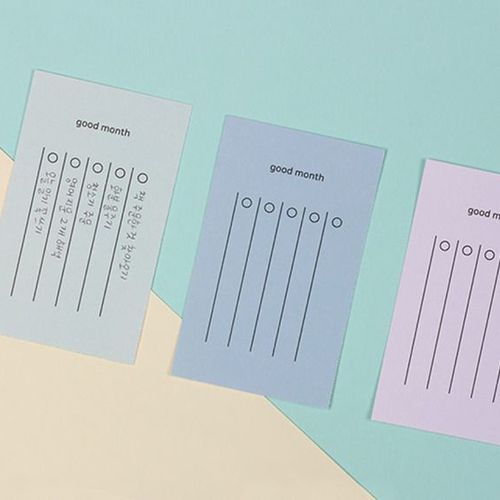 2019 Pastel Happy Month Calendar