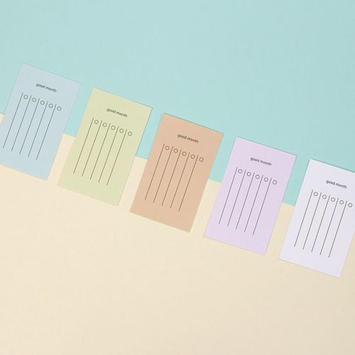 2019 Pastel Happy Month Calendar