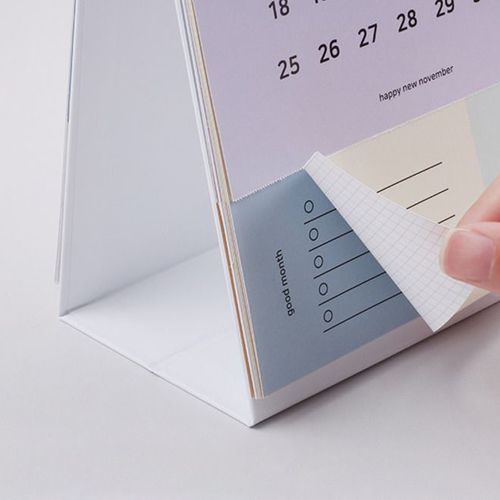 2019 Pastel Happy Month Calendar
