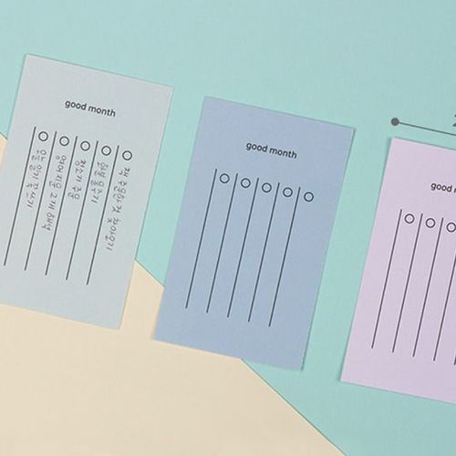 2019 Pastel Happy Month Calendar