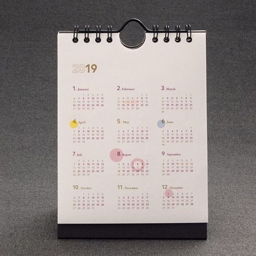 2019 Mini Basic Wall Calendar