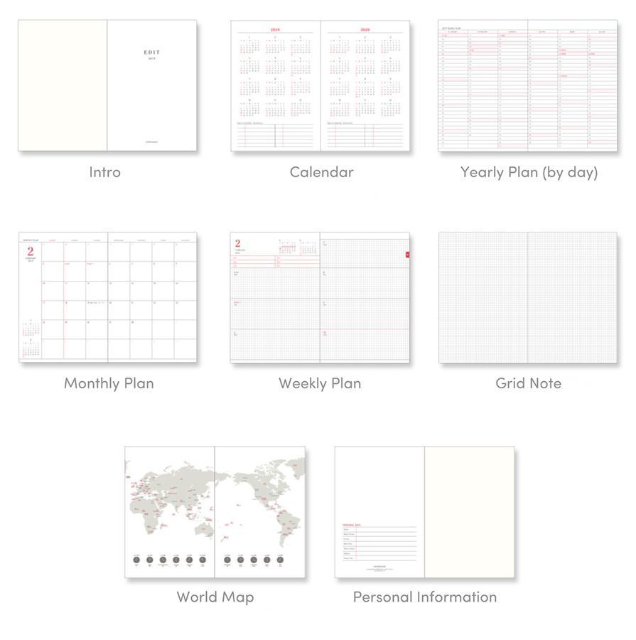 2019 Edit L Planner