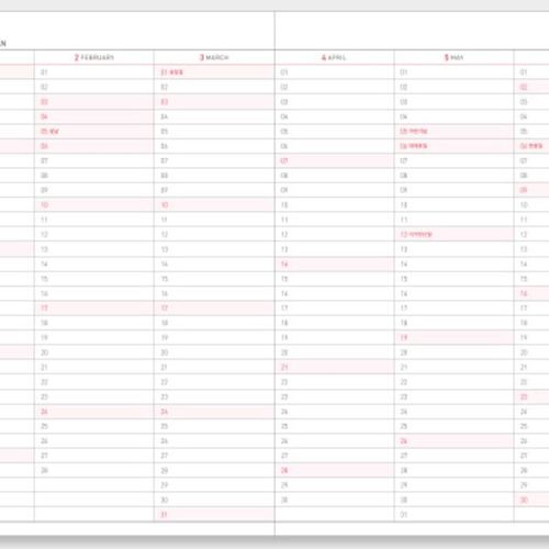 2019 Edit L Planner