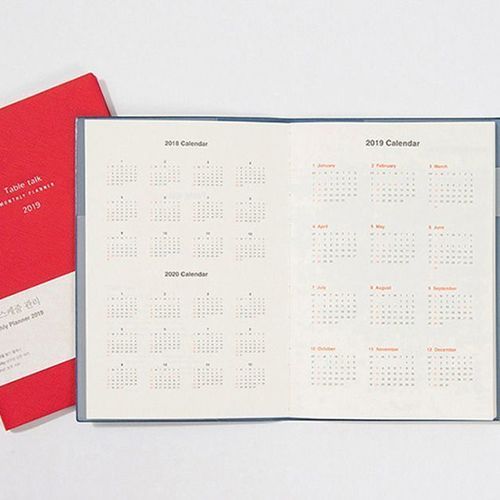 2019 Table Talk B6 Monthly Planner - Image 13