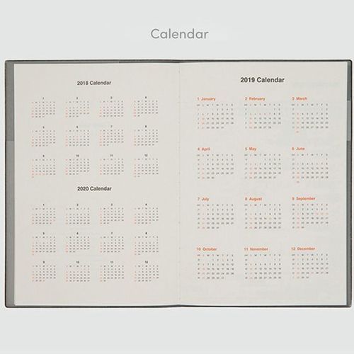 2019 Table Talk B6 Monthly Planner - Image 12