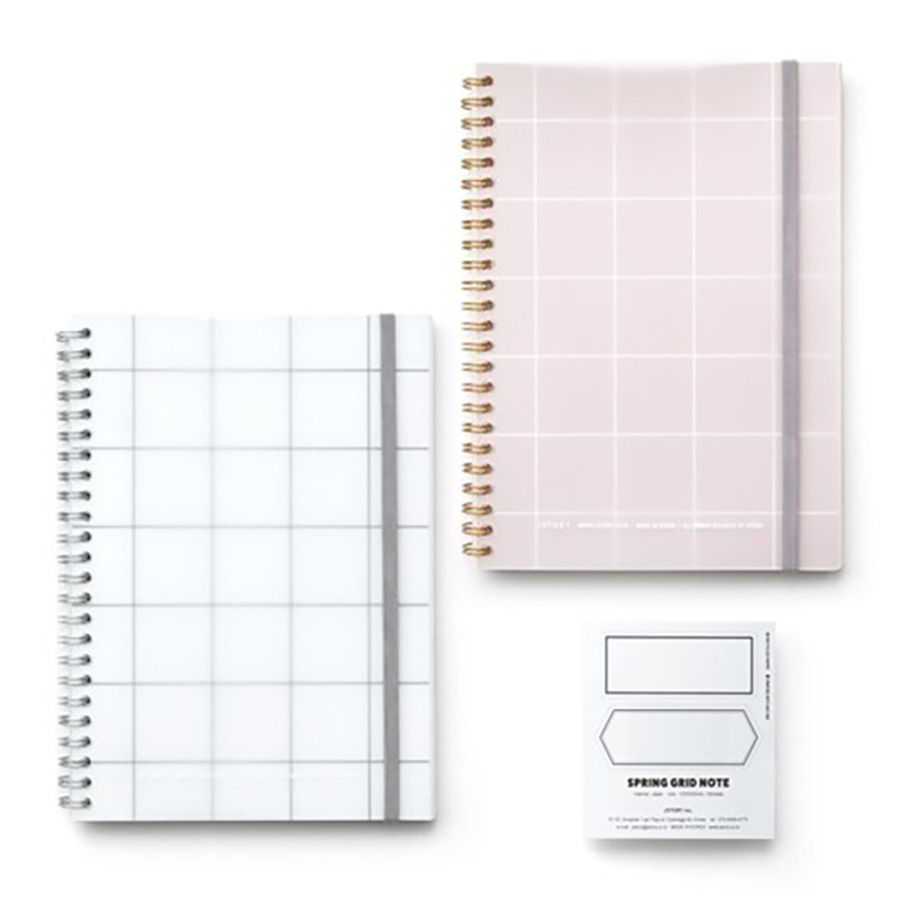 MochiThings: Grid Spiral Notebook