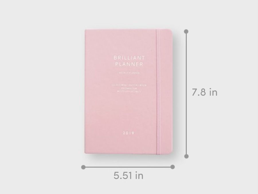 2019 Brilliant Weekly Planner