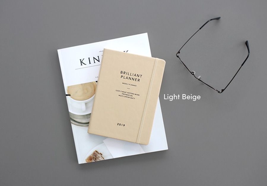 2019 Brilliant Weekly Planner