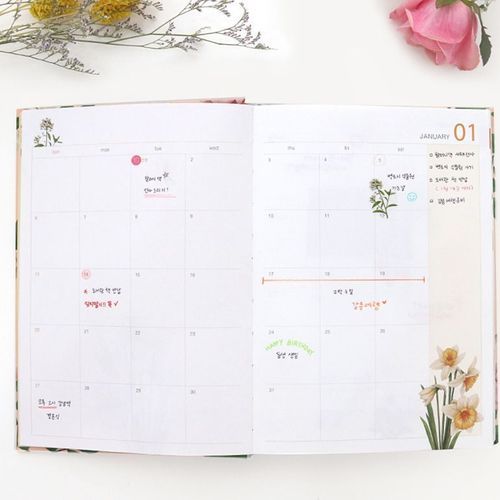 2019 Flower Diary Scheduler - Image 24