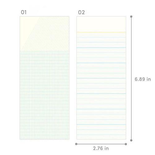 Grid Pattern Handy Memo Pad - Image 4