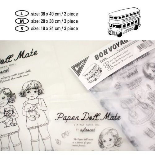 Paper Doll Travel Bag Set