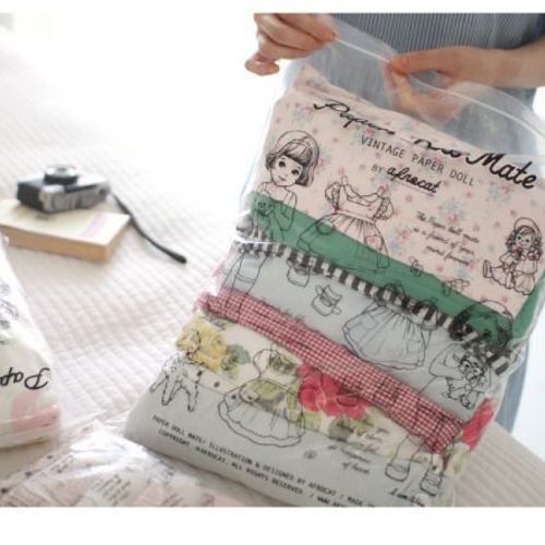 Paper Doll Travel Bag Set