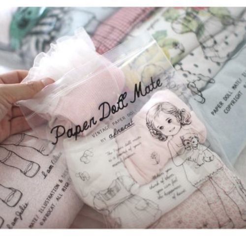 Paper Doll Travel Bag Set