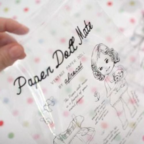 Paper Doll Travel Bag Set