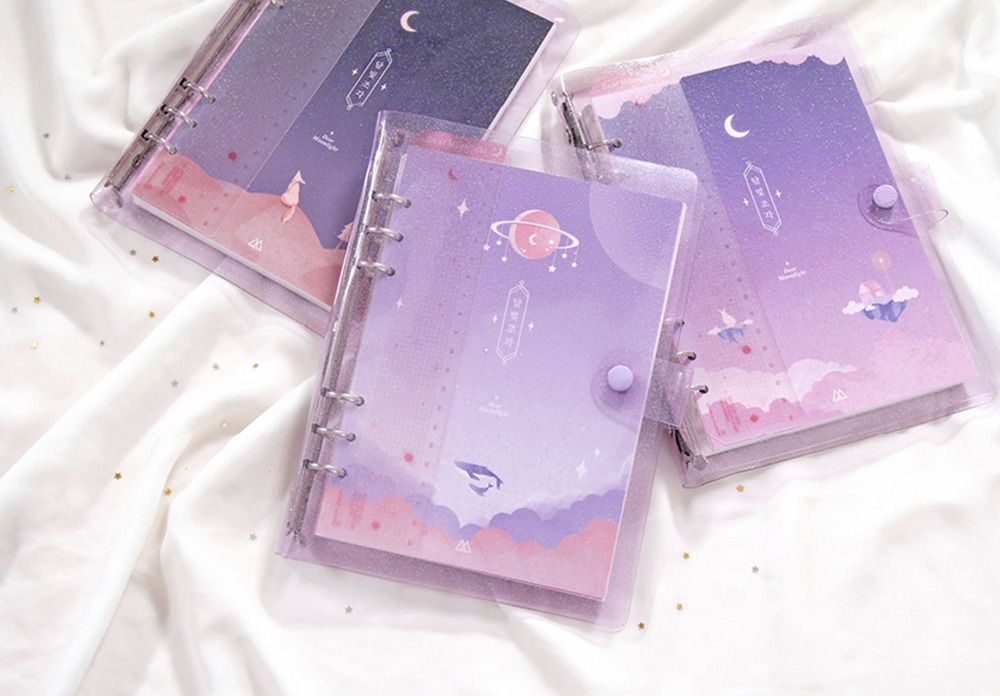 Moonlight Twinkle 6 Ring A5 Planner