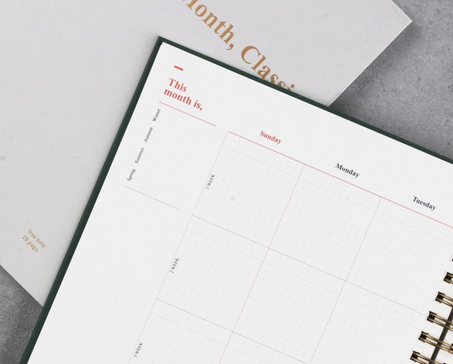 Classic Spiral Daily Planner