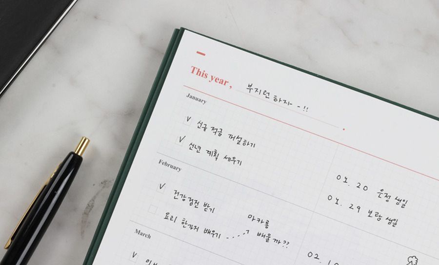 Classic Spiral Daily Planner