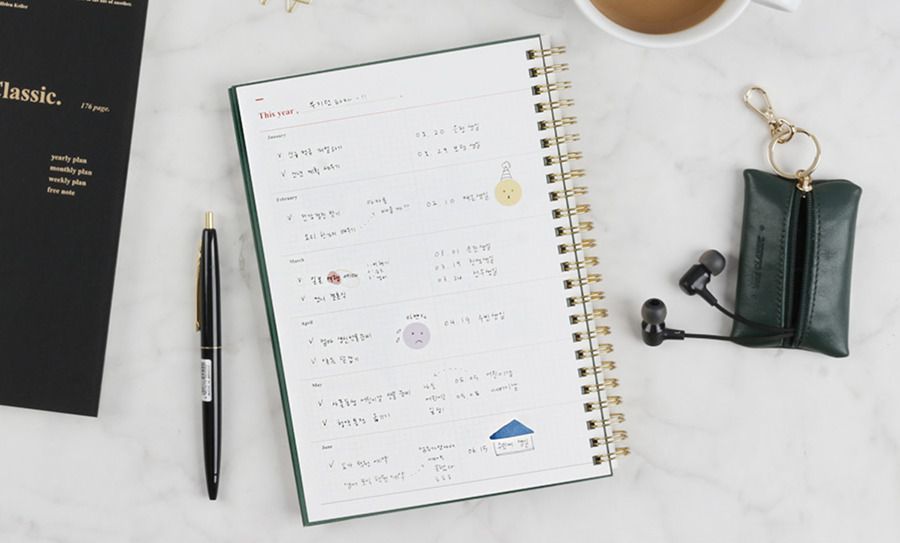 Classic Spiral Daily Planner