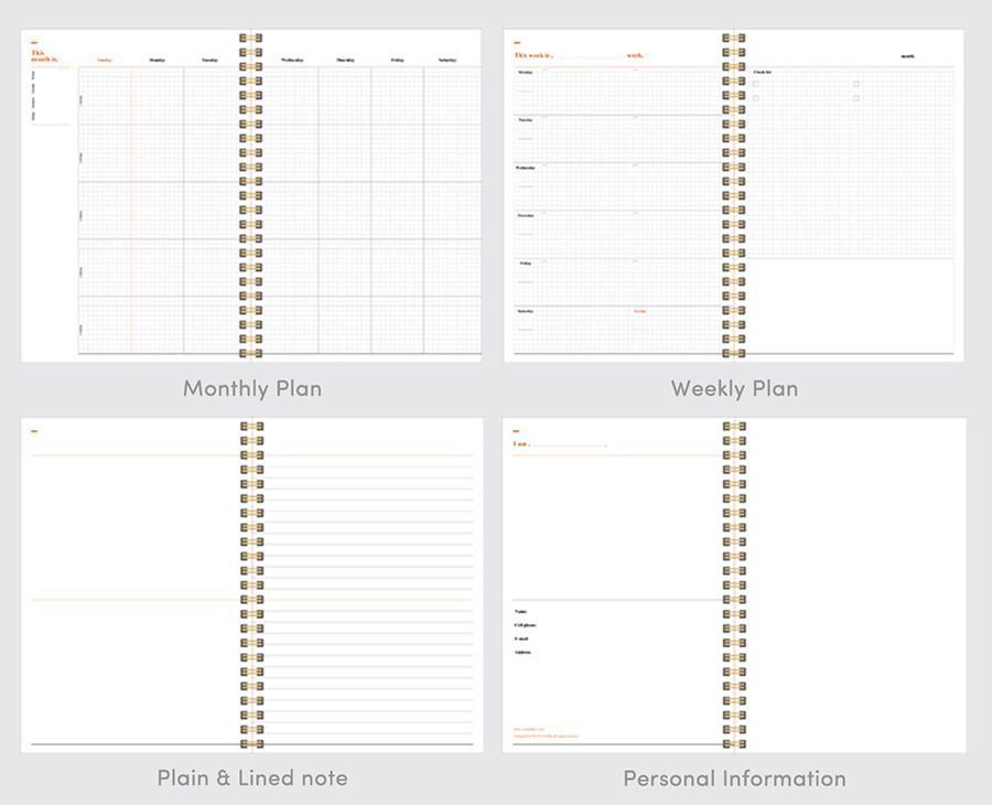 Classic Spiral Daily Planner