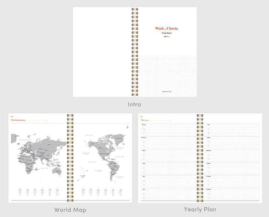 Classic Spiral Daily Planner