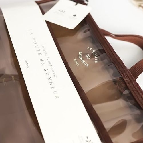 Transparent Dual Purse Organizer