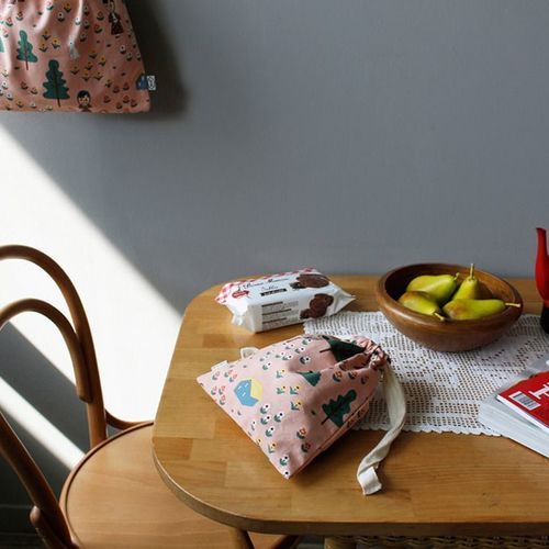 Small Ooh La La Drawstring Pouch
