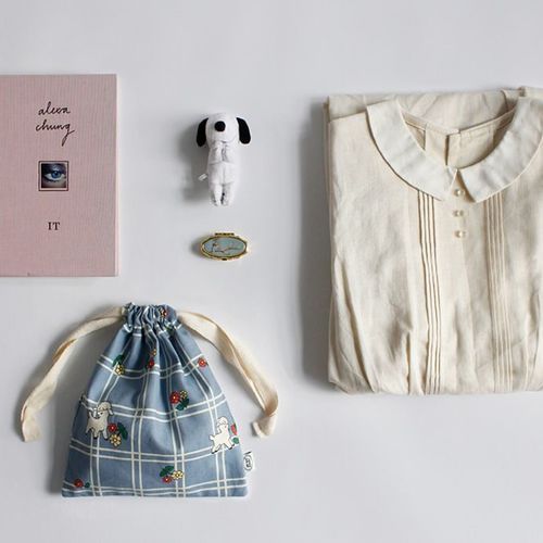 Small Ooh La La Drawstring Pouch