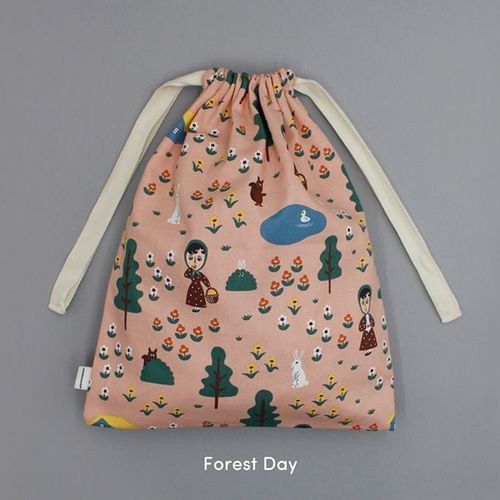 Large Ooh La La Drawstring Pouch