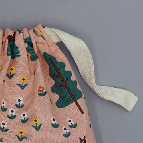 Large Ooh La La Drawstring Pouch