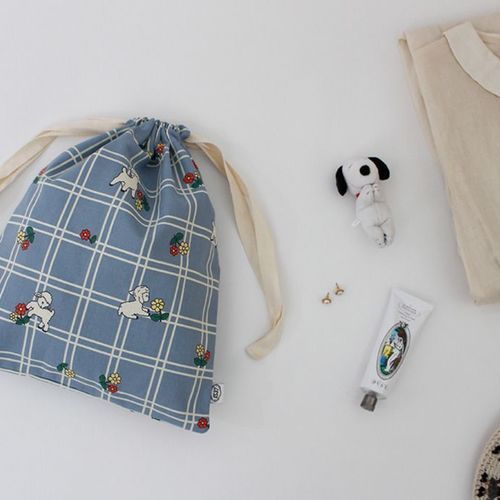 Large Ooh La La Drawstring Pouch