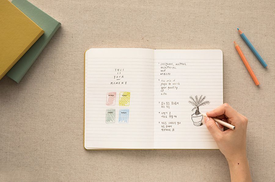 Large Moment Hardcover Notebook