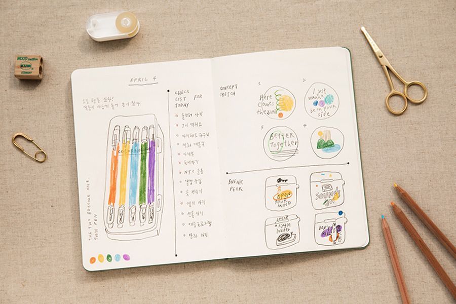 Large Moment Hardcover Notebook