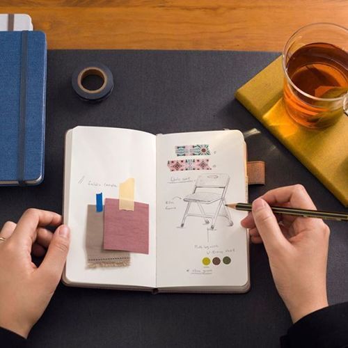 Handy Hardcover Plain Notebook - Image 15