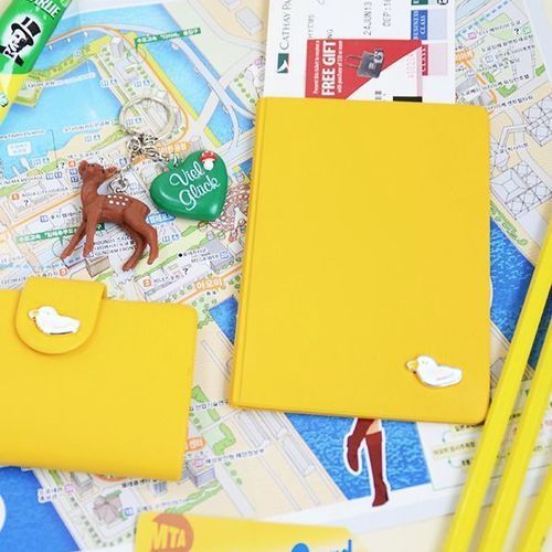 White Duck Anti Skimming Passport Case