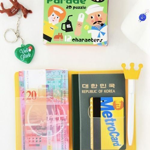White Duck Anti Skimming Passport Case