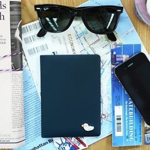White Duck Anti Skimming Passport Case
