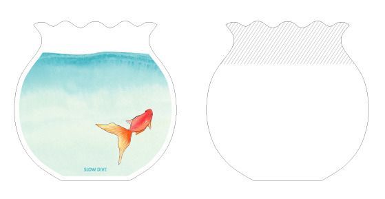 Fishbowl Sticky Note