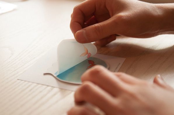 Fishbowl Sticky Note