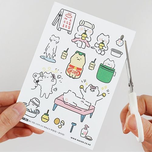 Sauna Cat CYO Sticker Set