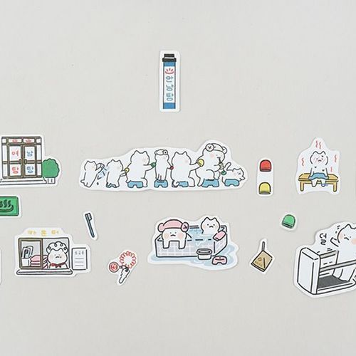 Sauna Cat CYO Sticker Set