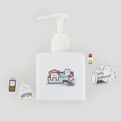 Sauna Cat CYO Sticker Set