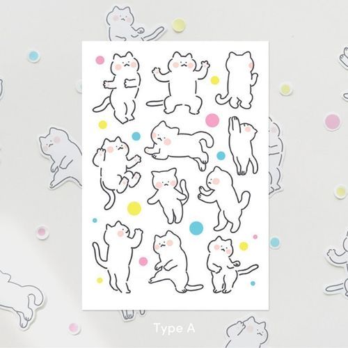 Cat Dance CYO Sticker Set - Image 5