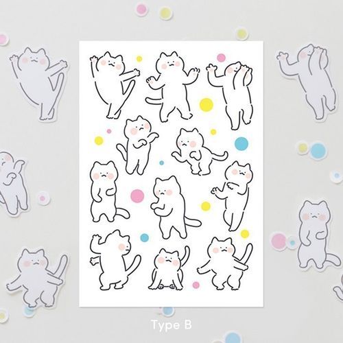 Cat Dance CYO Sticker Set - Image 6