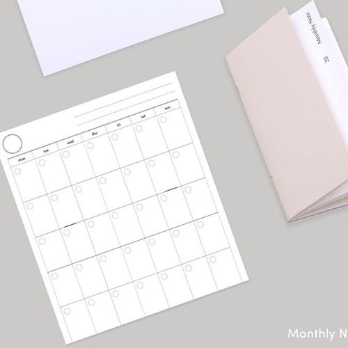 Large Divided Weekly Planner