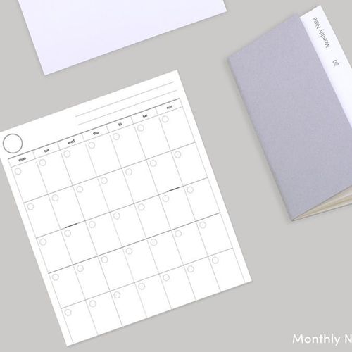 Large Divided Weekly Planner