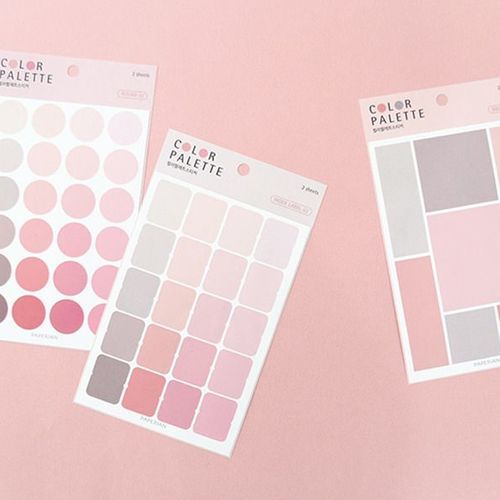 MochiThings: Color Palette Deco Sticker