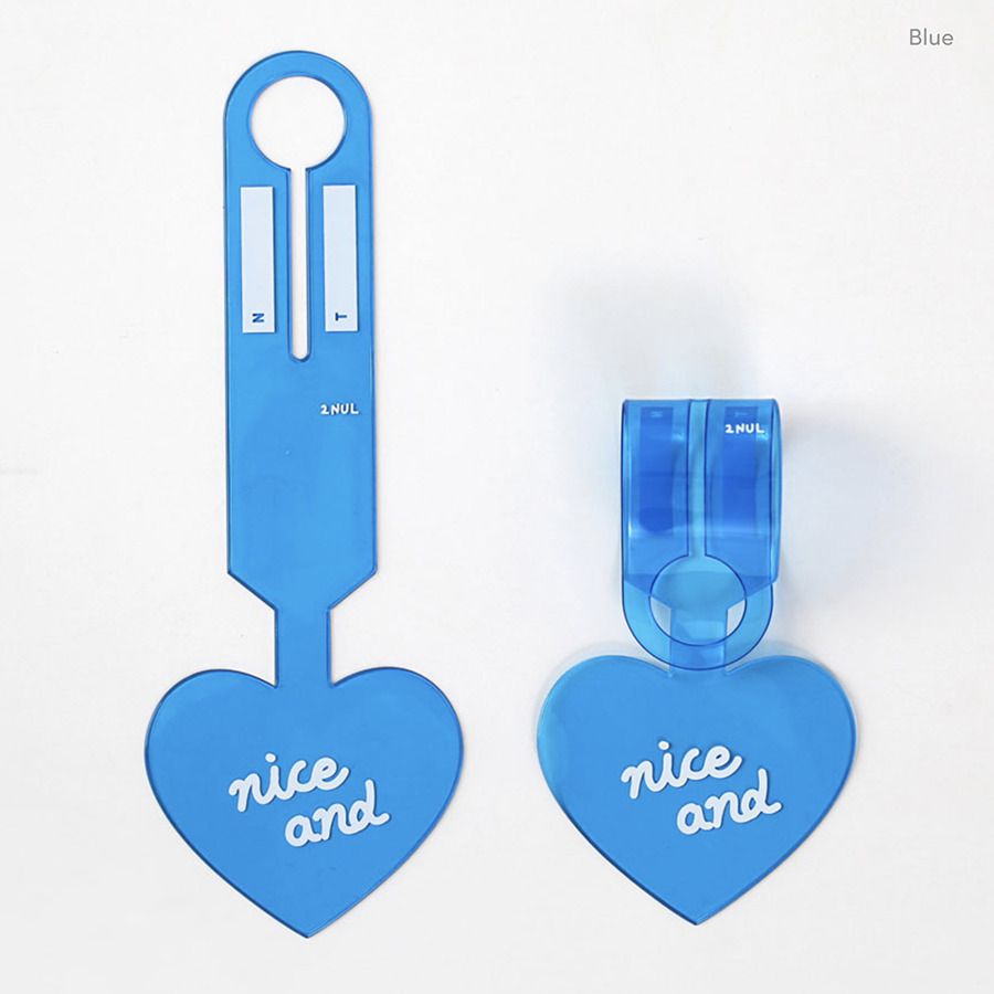 Colorful Heart Luggage Tag