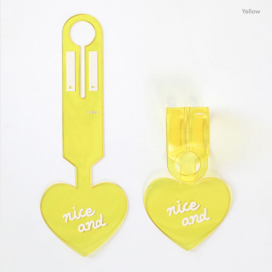 Colorful Heart Luggage Tag